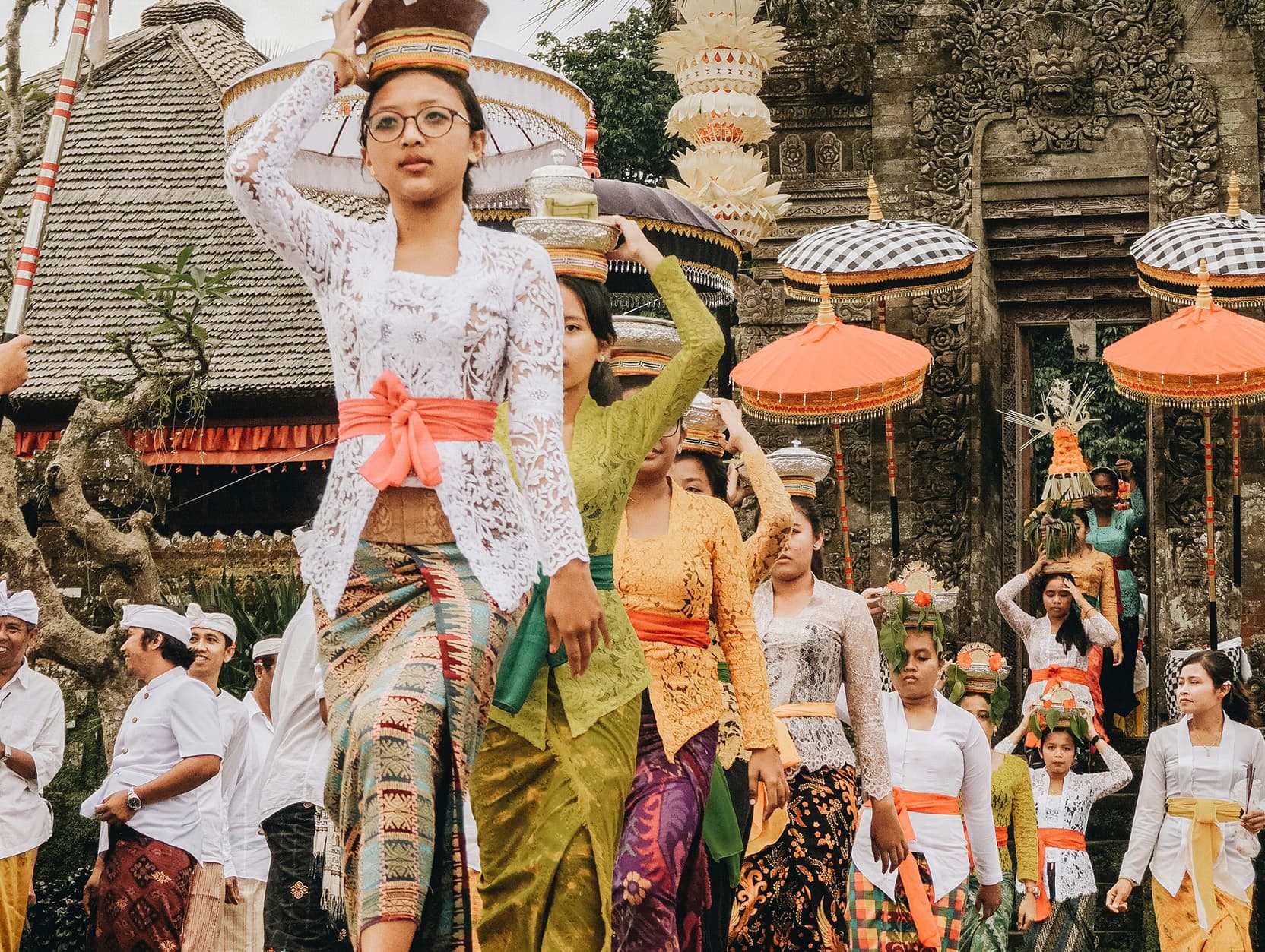 Curious traveler in Bali